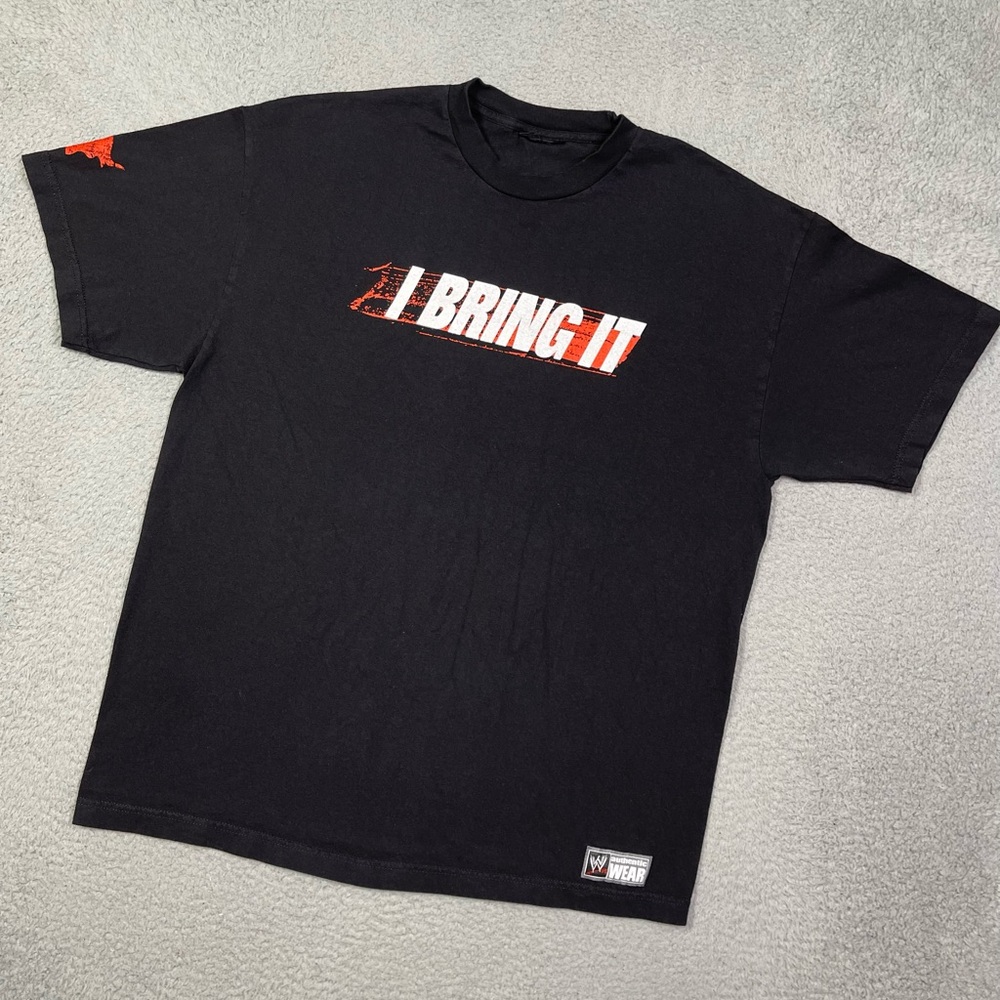 Vintage y2k The Rock Dwayne Johnson WWE I Bring It T-shirt‎